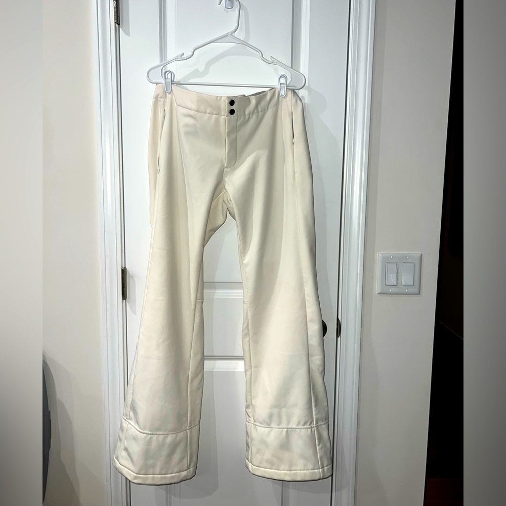 XL North Face White Fleece Snow Pants